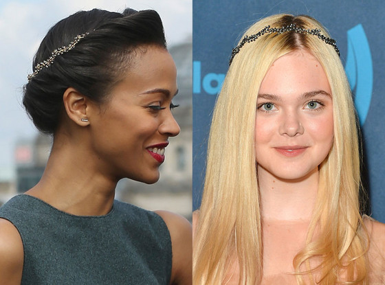 Zoe Saldana, Elle Fanning Zoe Saldana, Elle Fanning